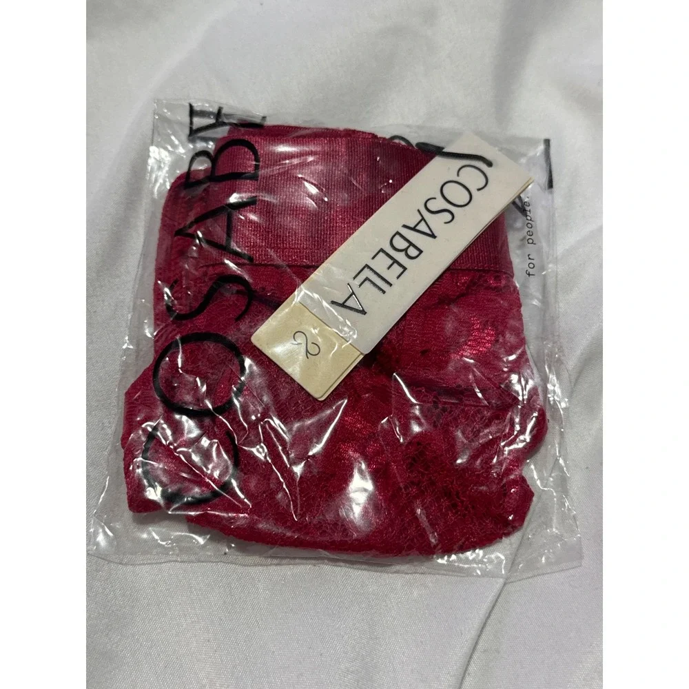 Cosabella Red Lace‎ Men's Jockstrap Luxury Sexy Statement Underwear Size L